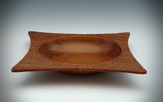 Cherry Winged Textured Bowl