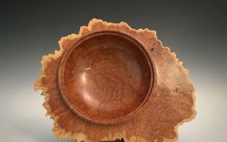 Red Mallee Burl Natural Edge Platter