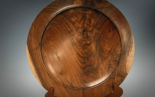 Walnut Crotch Platter